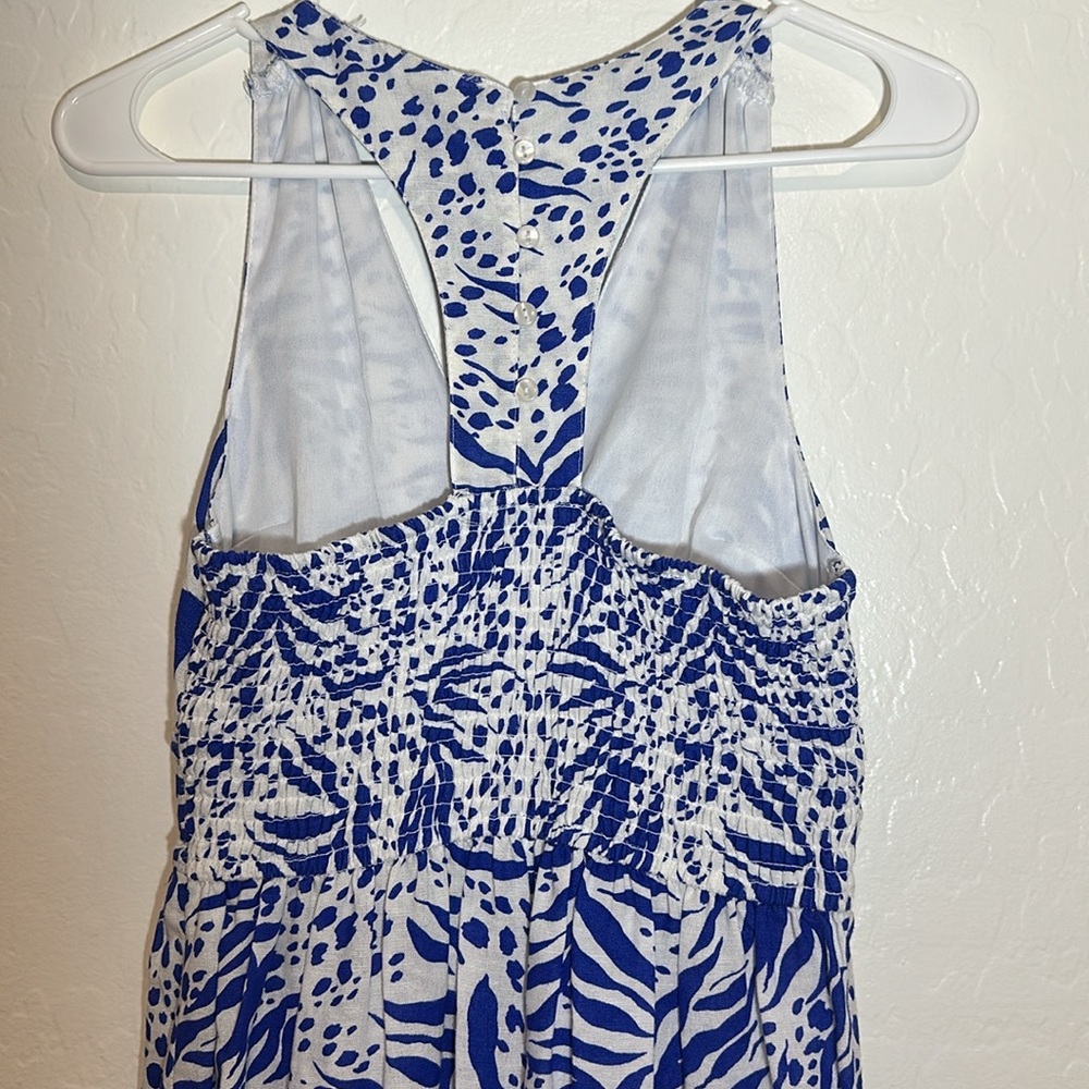 Sincerely Jules Blue and white Sundress Maxi - Picture 4 of 11